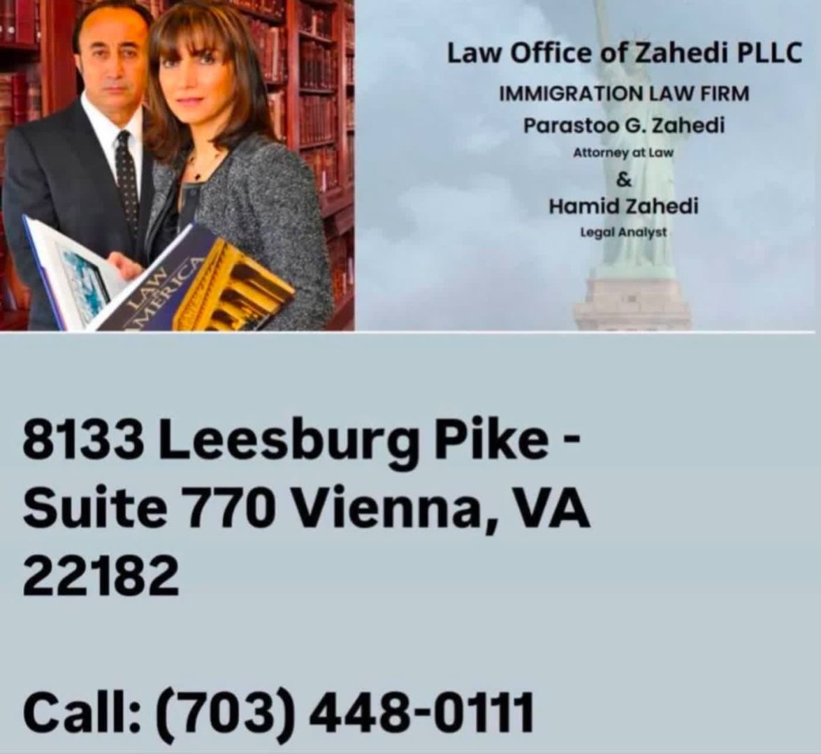 Zahedi Law – Persian Immigration & Litigation Attorneys in Vienna, VA | پرستو و حمید زاهدی